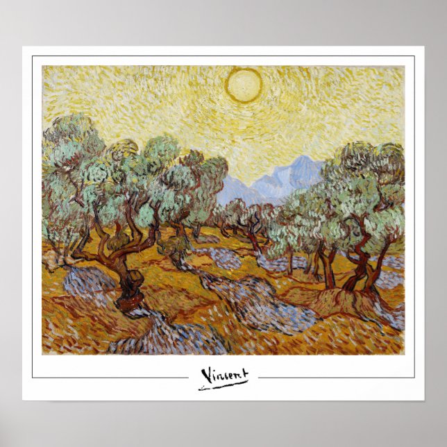Vincent Van Gogh Zedign Art Poster nº 13 (Frente)