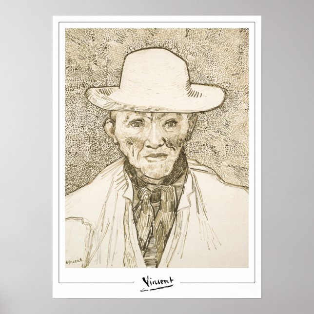 Vincent Van Gogh Zedign Art Poster nº 524-3 (Frente)