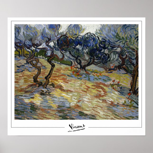 Vincent Van Gogh Zedign Art Poster nº 55 (Frente)