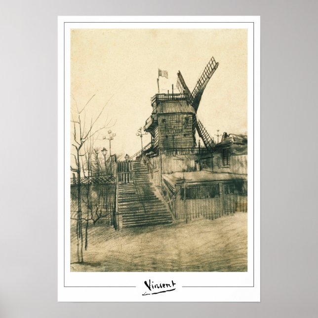 Vincent Van Gogh Zedign Art Poster nº 9-2 (Frente)