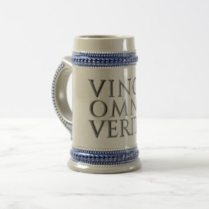 VINCIT OMNIA VERITAS - Caneca de cerveja de cervej