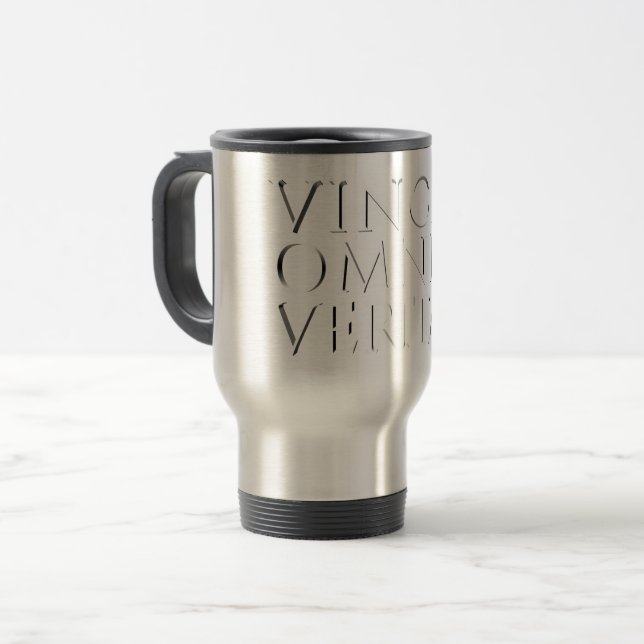 VINCIT OMNIA VERITAS - Caneca de viagem leve (Frente Esquerda)