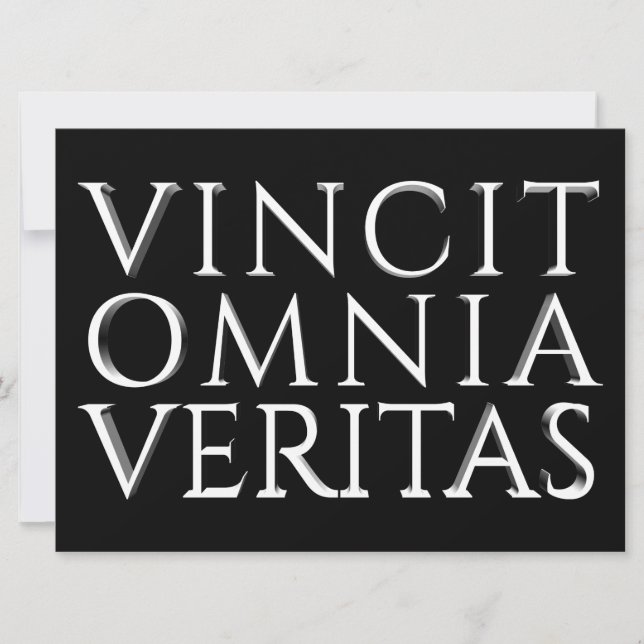 VINCIT OMNIA VERITAS - Luz (Frente)