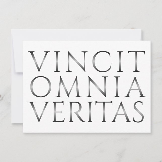 VINCIT OMNIA VERITAS - Luz (Frente)
