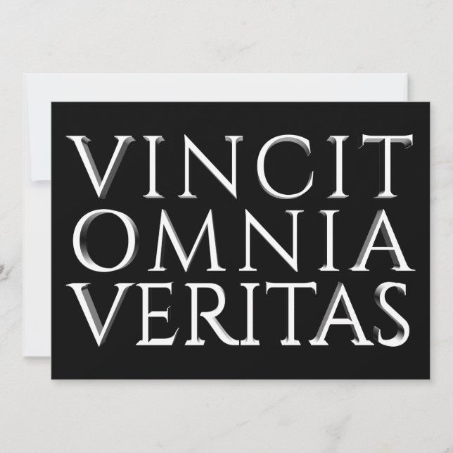 VINCIT OMNIA VERITAS - Luz (Frente)