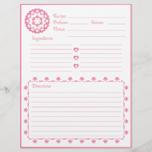 Vinculado por Letterhead de Receita Rosa de Amor