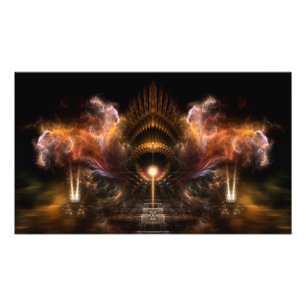 Vind Storm Fractal Art Fotografia Alargamento