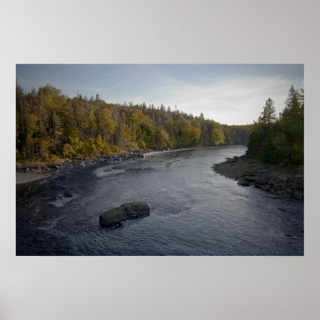 Vindo ao redor do impressão de Bend de arte fina (Frente)