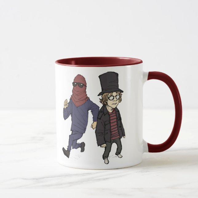 Vingador vermelho e caneca vermelha de Dawg (Direita)