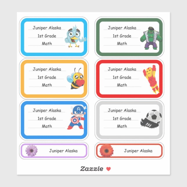 Vinha de etiqueta da escola, personalize. (Folha)