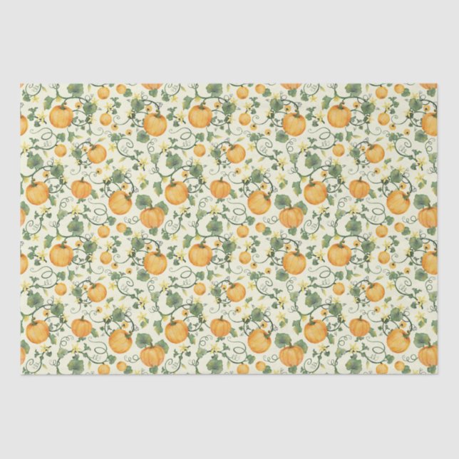 Vinhas De Abóbora (Cornsilk) - Papel Tecido (Frente )