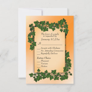 Vinhas em Orange Fall RSVP w Entree