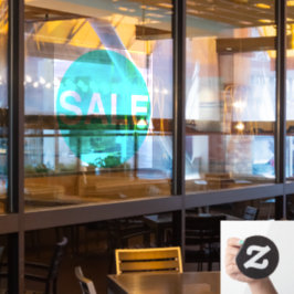 Vinheta de Sinal de Venda de Janela Transparente N