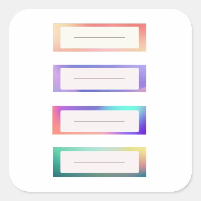 Vinheta Nome de etiqueta (Frente)