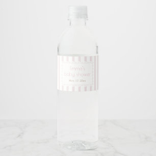 Vinho Abóbora rosa Rótulo da garrafa de água