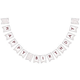 Vinho Confetti Ponto de Aquarela Bandeira