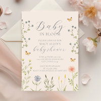 Vinho de Flor Selvagem no Convite para Chá de fral