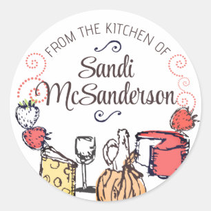 vinho de fruta do queijo de minha etiqueta da