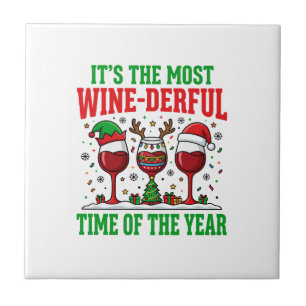 Vinho de Natal Vermelho Maravilhoso Design