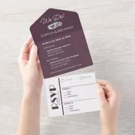 Vinho e Anéis de Casamento Branco-