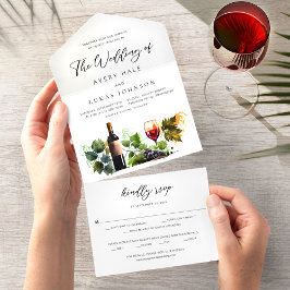 Vinho Elegante Considerado Vinha Aquosa