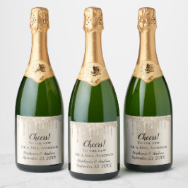 Vinho Espumante Personalizado com Glitter Escorren