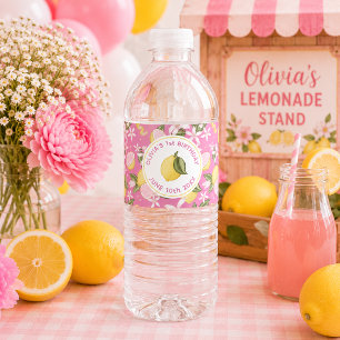 Vinho Limonada rosa Rótulo da Garrafa de Água de Anivers