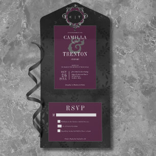 Vinho Negro Gótico Escuro Vinho Floral Satírico Nã