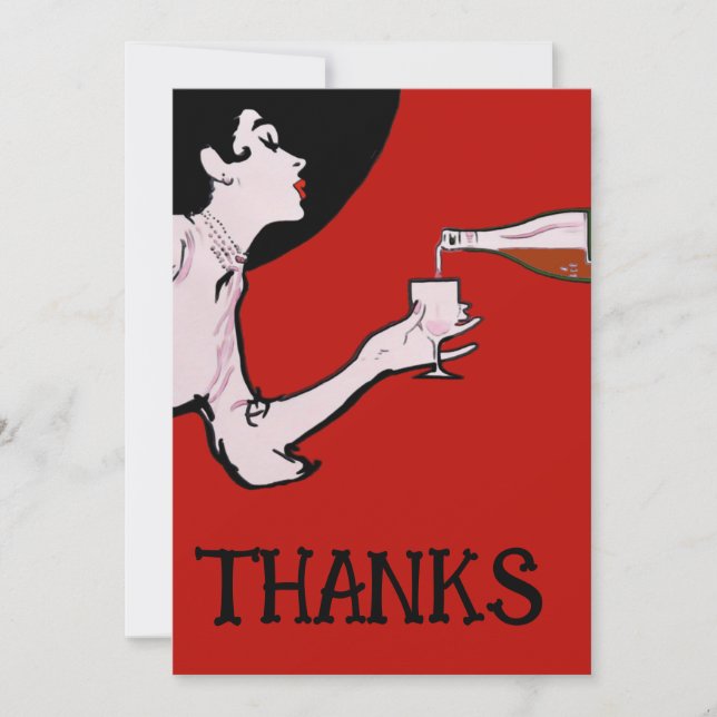 Vinho, obrigados, (Frente)