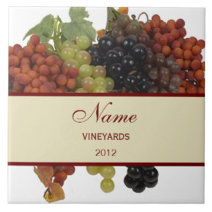 Vinho Personalizado Trivet de Azulejo Grande