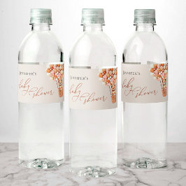 Vinho Podemos Esperar! Rótulo da garrafa de água do chá 