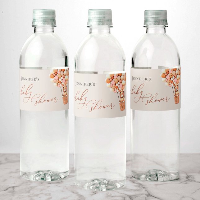 Vinho Podemos Esperar! Rótulo da garrafa de água do chá  (Criador carregado)