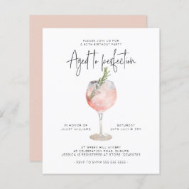 Vinho Rosa de Orçamento Envelhecido até ao 60º Ani