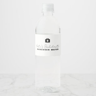 Vinho Rótulo da Garrafa de Água da Baquelorette