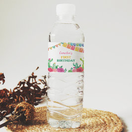 Vinho Rótulo da Garrafa de Água da Festa de aniversário 