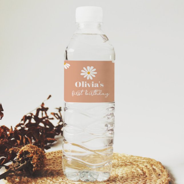 Vinho Rótulo da Garrafa de Água da Festa de aniversário  (Criador carregado)