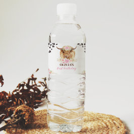 Vinho Rótulo da Garrafa de Água da Festa de aniversário 