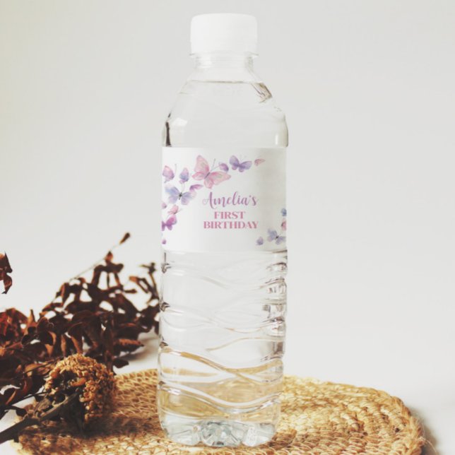 Vinho Rótulo da Garrafa de Água de Birthday (Criador carregado)