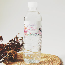 Vinho Rótulo da garrafa de água de Festa de aniversário 