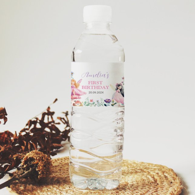 Vinho Rótulo da garrafa de água de Festa de aniversário  (Criador carregado)