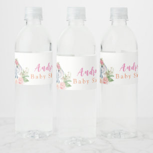 Vinho Rótulo da garrafa de água do Chá de fraldas de ele