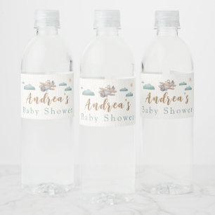 Vinho Rótulo da garrafa de água do Chá de fraldas do avi