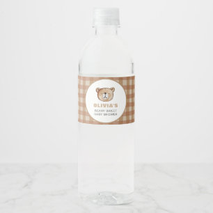 Vinho Rótulo da garrafa de água do Chá de fraldas do Urs