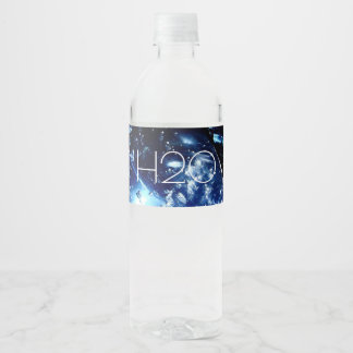 Vinho Rótulo da garrafa de água h20