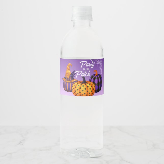 Vinho Rótulo de Garrafa de Água da Festa no Pomar de Abó (Frente)