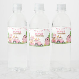 Vinho Rótulo de Garrafa de Água de Fazenda, Animais de C