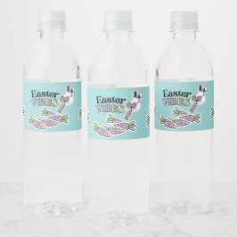Vinho Rótulo de Garrafa de Água do Coelhinho da Páscoa G