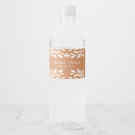 Vinho Rótulo de Garrafa de Água para Casamento Mexicano