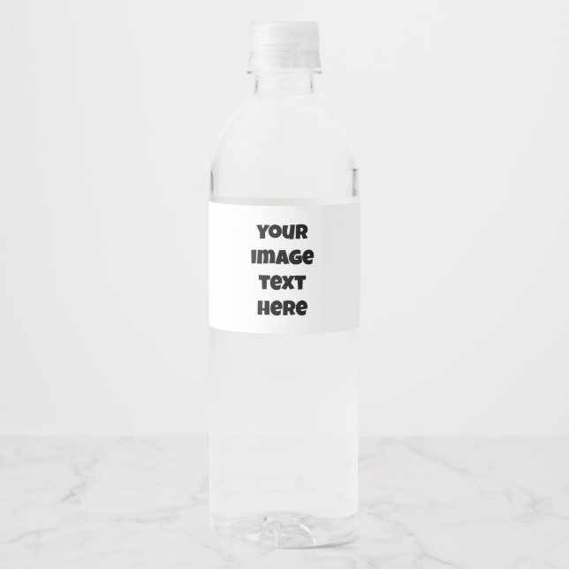 VINHO RÓTULO DE GARRAFA DE ÁGUA PERSONALIZADO CRIE O SEU (Frente)