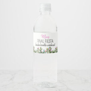 Vinho Rótulo de Garrafa de Água Personalizado Final Fies